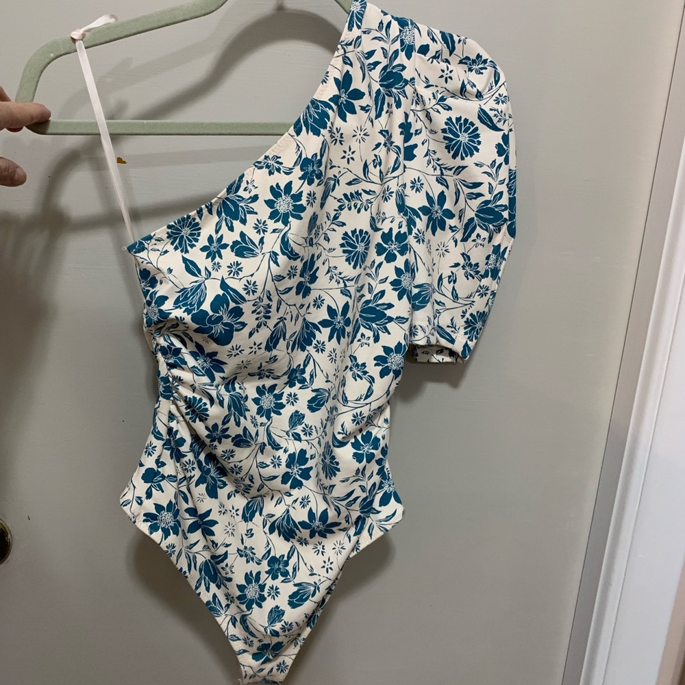Free People Floral bodysuit